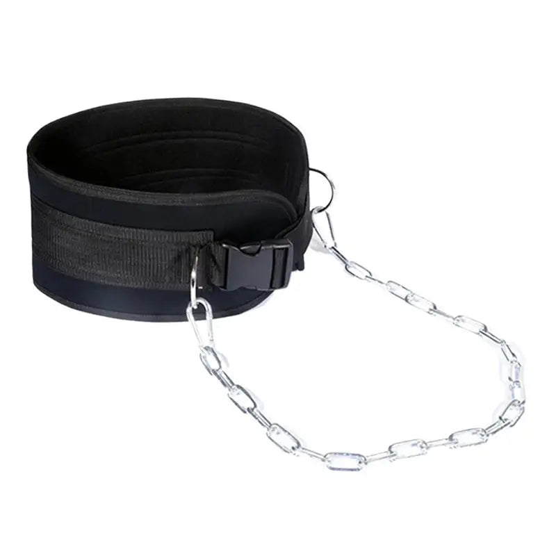 Pull up weight carrying fitness belt for men, squat horizontal bar, waist protection, back muscle strength training belt