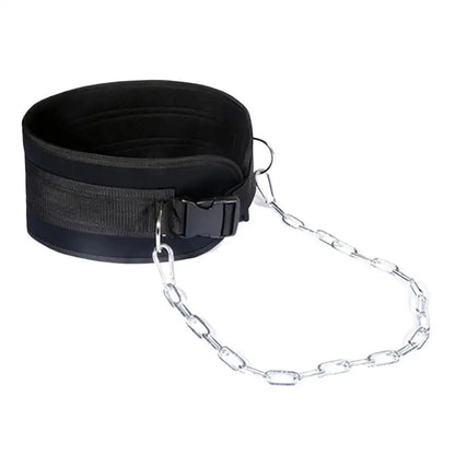 Pull up weight carrying fitness belt for men, squat horizontal bar, waist protection, back muscle strength training belt